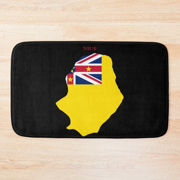 Item preview, Niue Map Flag Silhouette Oceania Pacific Travel Pride Gift designed and sold by NTGUILTY.