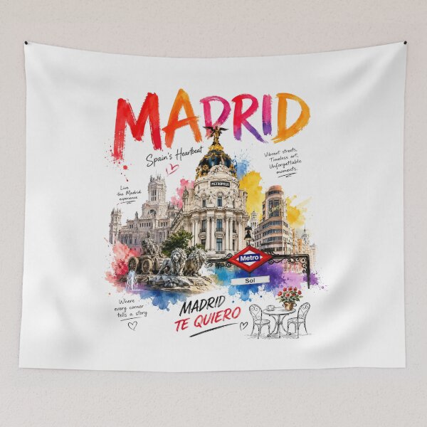 Item preview, Madrid – Spain’s Vibrant Heart designed and sold by Countries&Cities Shop.