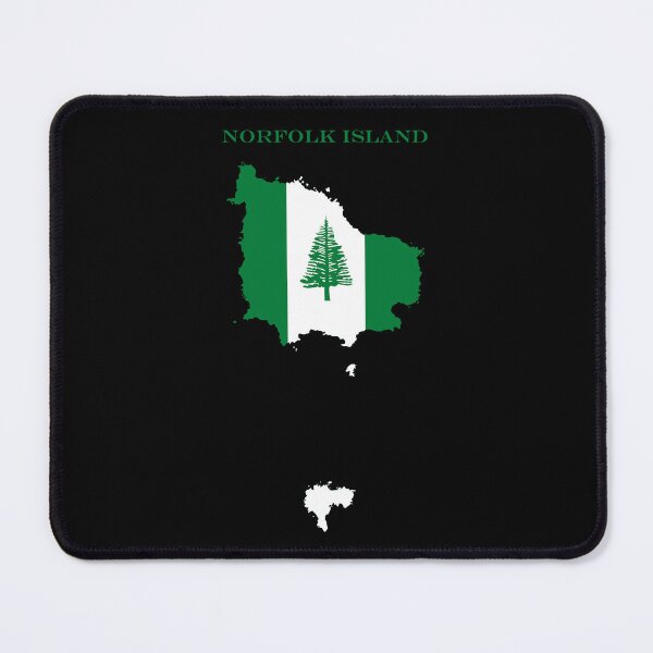 Item preview, Norfolk Island Map Flag Silhouette Oceania Travel Pride Gift designed and sold by NTGUILTY.