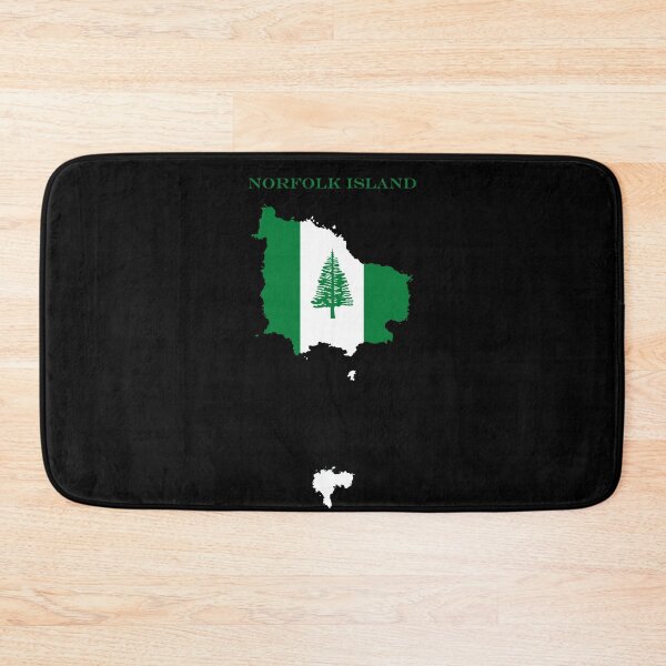 Item preview, Norfolk Island Map Flag Silhouette Oceania Travel Pride Gift designed and sold by NTGUILTY.