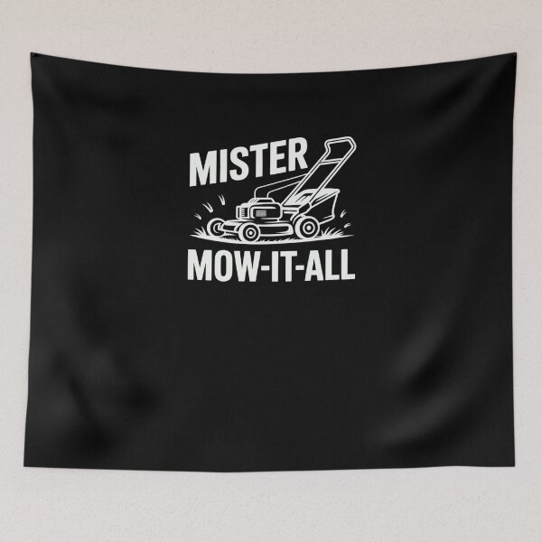 Item preview, Mister Mow-It-All Funny Lawn Mower Yard Work designed and sold by SuperAndSocial.