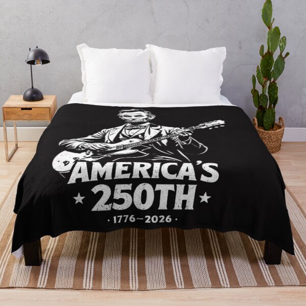 Item preview, Abraham Lincoln Playing Guitar 4th of July 250th Anniversary designed and sold by Clairenity Studio.