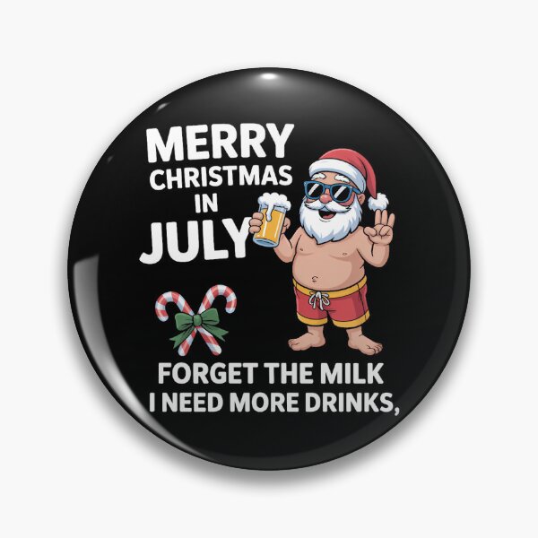 Item preview, Christmas in July santa Summer Vacation Beach Lovers Santa designed and sold by TrinaEspinoza.