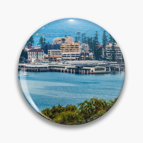 Item preview, Panoramic View of Manly Cove & Manly Wharf | Iconic North Harbour, Sydney, NSW, Australia Art designed and sold by Ross.A.Campbell.
