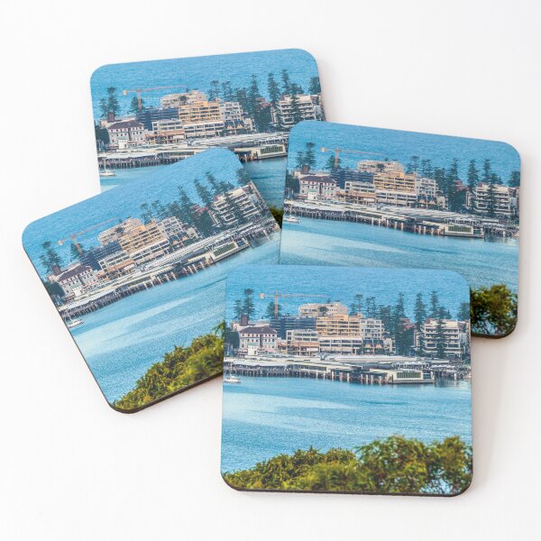 Item preview, Panoramic View of Manly Cove & Manly Wharf | Iconic North Harbour, Sydney, NSW, Australia Art designed and sold by Ross.A.Campbell.
