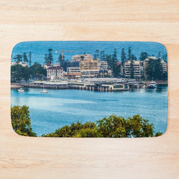 Item preview, Panoramic View of Manly Cove & Manly Wharf | Iconic North Harbour, Sydney, NSW, Australia Art designed and sold by Ross.A.Campbell.