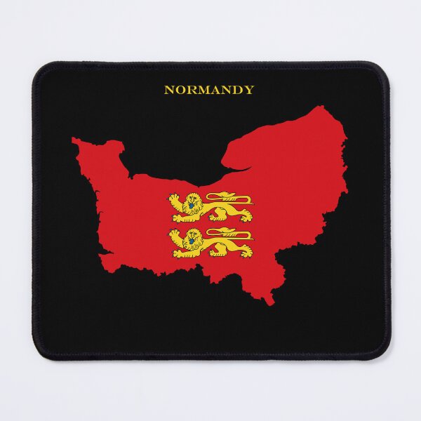 Item preview, Normandy Map Flag Silhouette France Regional Travel Pride Gift designed and sold by NTGUILTY.