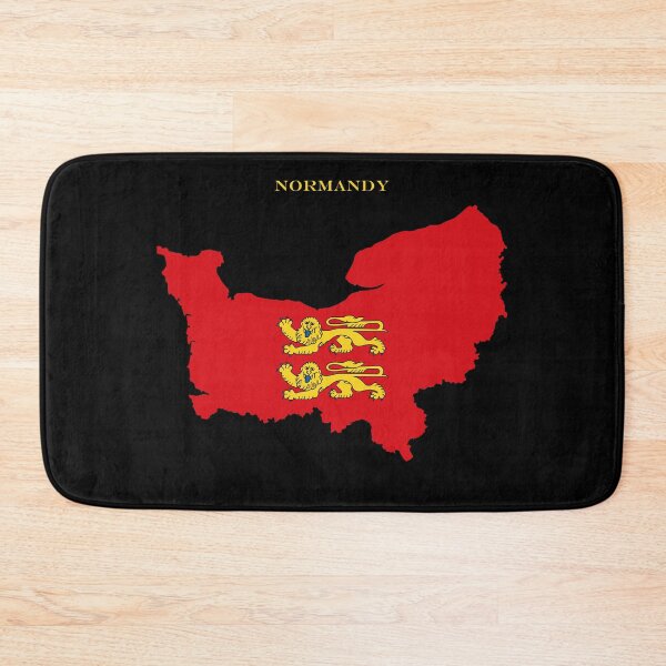 Item preview, Normandy Map Flag Silhouette France Regional Travel Pride Gift designed and sold by NTGUILTY.