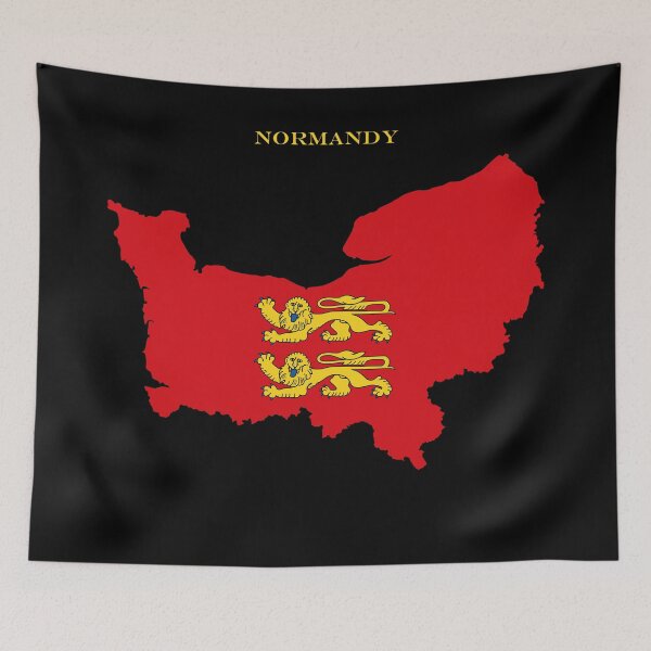 Item preview, Normandy Map Flag Silhouette France Regional Travel Pride Gift designed and sold by NTGUILTY.