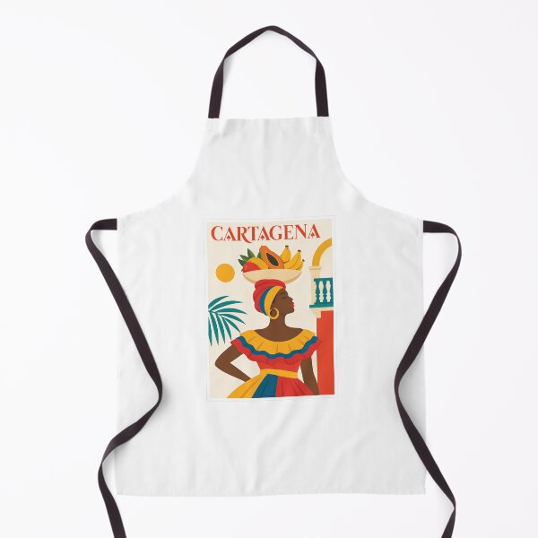 Item preview, Cartagena Palenquera Colombia Travel Poster designed and sold by Beyond Destinations.