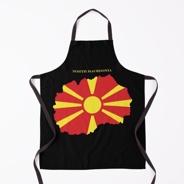 Item preview, North Macedonia Map Flag Silhouette Europe Travel Pride Gift designed and sold by NTGUILTY.