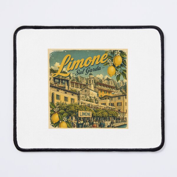 Item preview, Limone sul Garda vintage retro design  designed and sold by Andiamo-Amigos.