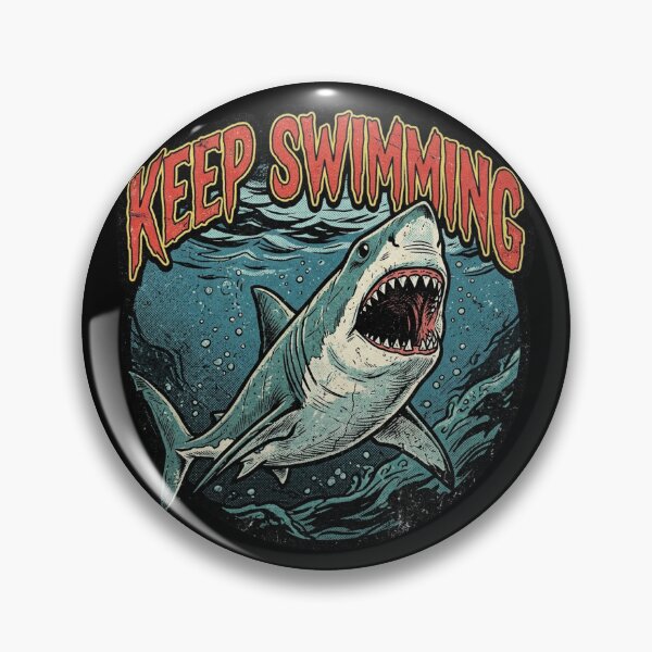 Item preview, Keep Swimming designed and sold by DuckOddity.