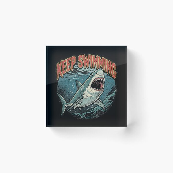 Item preview, Keep Swimming designed and sold by DuckOddity.