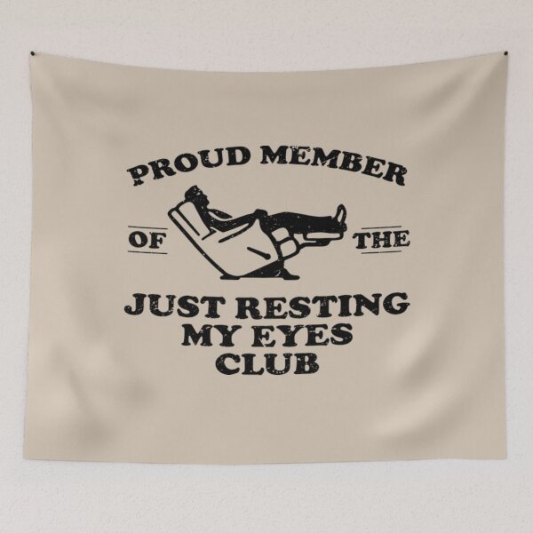 Item preview, Proud Member Resting Eyes Club Funny Dad Classic T-Shirt designed and sold by LittleRogerChin.