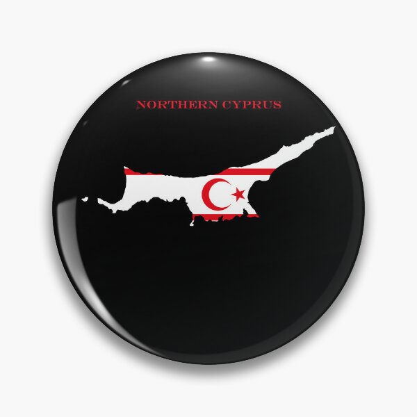 Item preview, Northern Cyprus Map Flag Silhouette Europe Travel Pride Gift designed and sold by NTGUILTY.