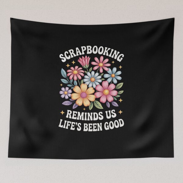 Item preview, Scrapbooking Life's Been Good Retro Floral Design designed and sold by SuperAndSocial.
