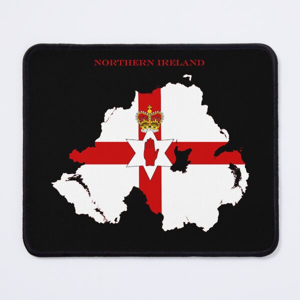 Item preview, Northern Ireland Map Flag Silhouette UK Travel Pride Gift designed and sold by NTGUILTY.