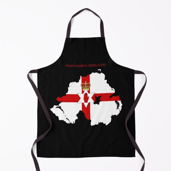 Item preview, Northern Ireland Map Flag Silhouette UK Travel Pride Gift designed and sold by NTGUILTY.