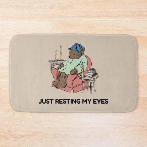 Item preview, Sleepy Bear Just Resting My Eyes Funny Dad Classic T-Shirt designed and sold by LittleRogerChin.