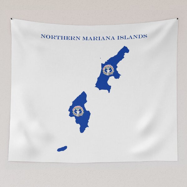 Item preview, Northern Mariana Islands Map Flag Silhouette Oceania Travel Pride Gift designed and sold by NTGUILTY.