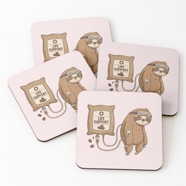Item preview, Coffee life support funny sloth  designed and sold by Emmatshirt1.