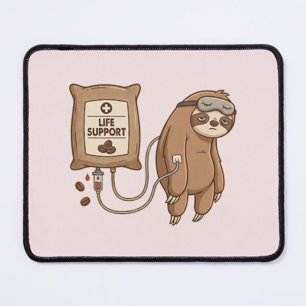 Item preview, Coffee life support funny sloth  designed and sold by Emmatshirt1.