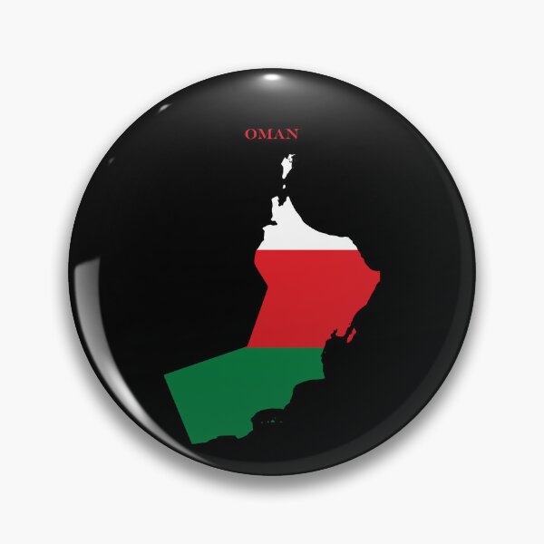 Item preview, Oman Map Flag Silhouette Middle East Travel Pride Gift designed and sold by NTGUILTY.