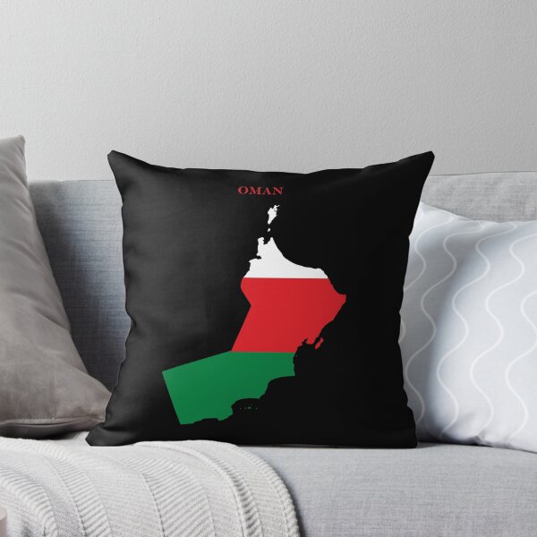 Item preview, Oman Map Flag Silhouette Middle East Travel Pride Gift designed and sold by NTGUILTY.