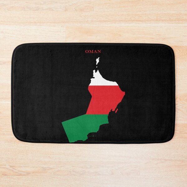 Item preview, Oman Map Flag Silhouette Middle East Travel Pride Gift designed and sold by NTGUILTY.