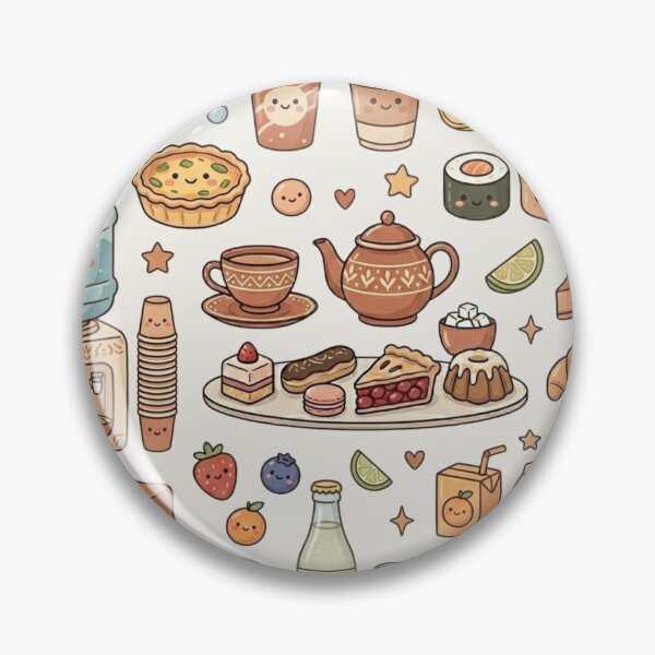 Item preview, Kawaii Cafe Treats & Sweet Drinks Aesthetic Graphic designed and sold by LunaVales.