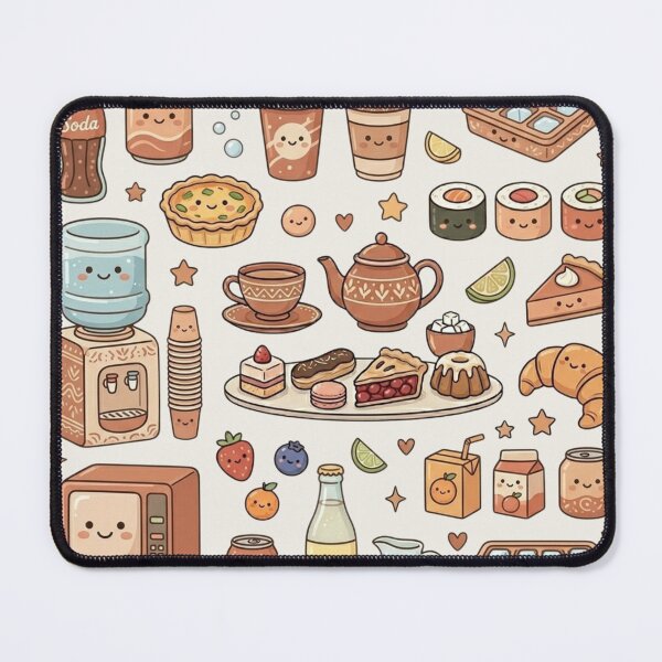 Item preview, Kawaii Cafe Treats & Sweet Drinks Aesthetic Graphic designed and sold by LunaVales.