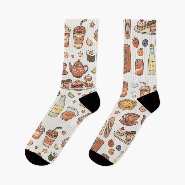 Item preview, Kawaii Cafe Treats & Sweet Drinks Aesthetic Graphic designed and sold by LunaVales.