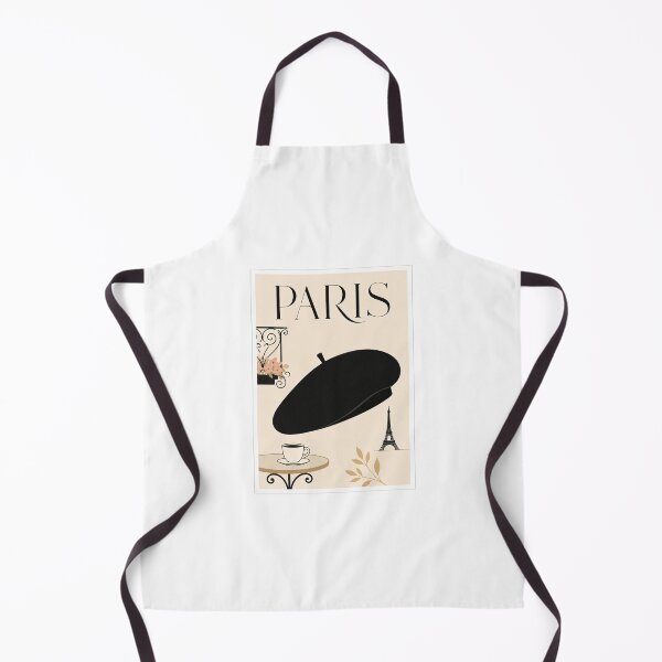 Item preview, Paris France Black Beret Poster designed and sold by Beyond Destinations.