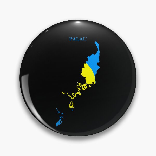 Item preview, Palau Map Flag Silhouette Oceania Pacific Travel Pride Gift designed and sold by NTGUILTY.