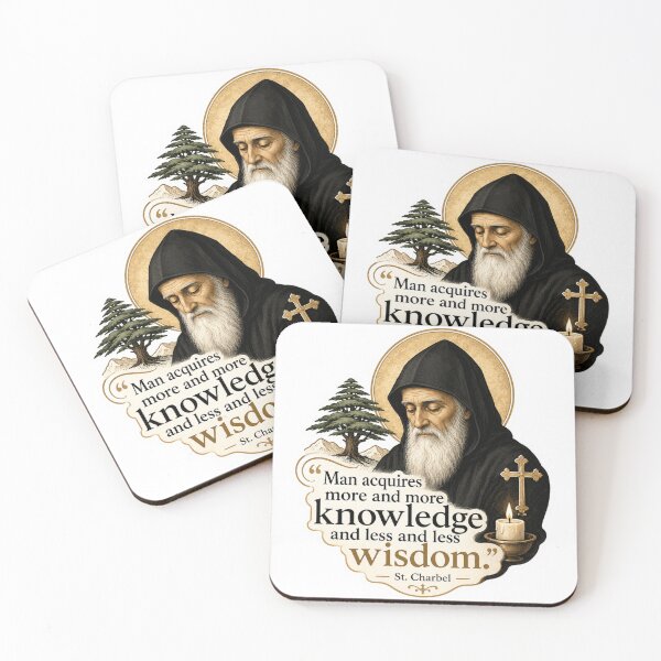 Item preview, Saint Charbel Wisdom Quotes designed and sold by Airimo.
