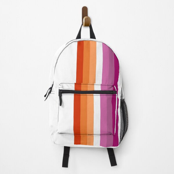 Item preview, Lesbian Pride Stripes Vertical designed and sold by FeralCatDad.