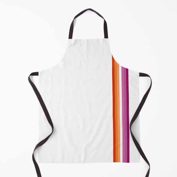 Item preview, Lesbian Pride Stripes Vertical designed and sold by FeralCatDad.