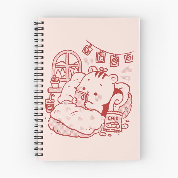 Item preview, Cozy Bed Rotting Club Cute Squirrel Line Art Illustration designed and sold by ToonToos.