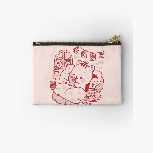 Item preview, Cozy Bed Rotting Club Cute Squirrel Line Art Illustration designed and sold by ToonToos.