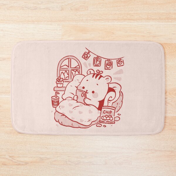 Item preview, Cozy Bed Rotting Club Cute Squirrel Line Art Illustration designed and sold by ToonToos.