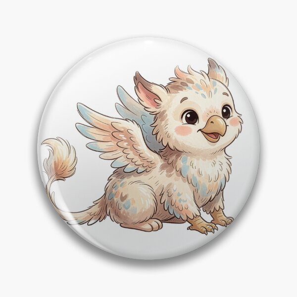 Item preview, Cute Baby Griffin Watercolor Illustration designed and sold by Rutvain.