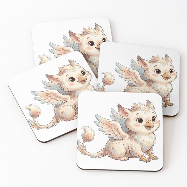 Item preview, Cute Baby Griffin Watercolor Illustration designed and sold by Rutvain.