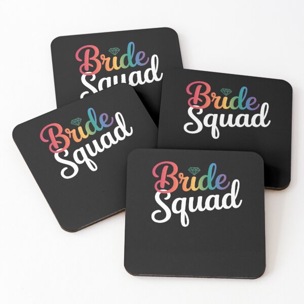 Item preview, Bride Squad LGBT Rainbow Flag Lesbian Bachelorette Party designed and sold by TrinaEspinoza.