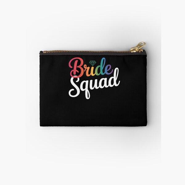 Item preview, Bride Squad LGBT Rainbow Flag Lesbian Bachelorette Party designed and sold by TrinaEspinoza.