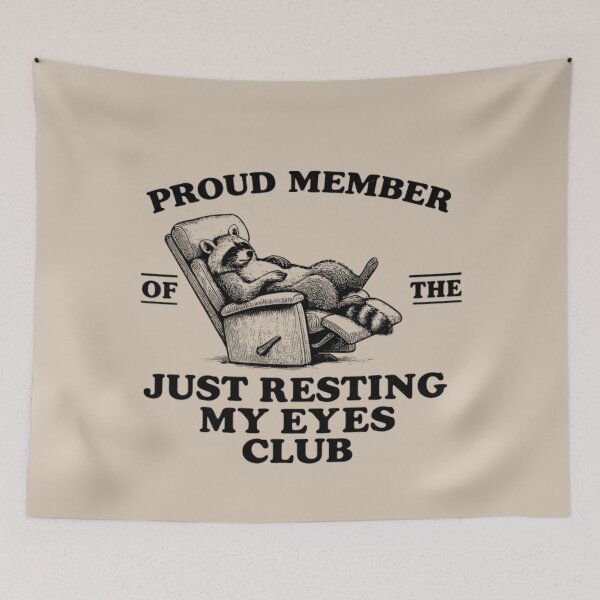 Item preview, Proud Member Resting Eyes Club Recliner Dad Classic T-Shirt designed and sold by PaulGenG.