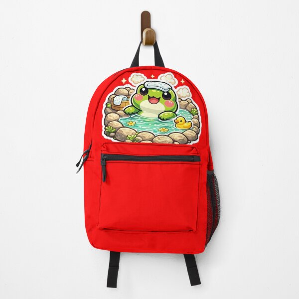 Item preview, Spa Frog Relaxing in Hot Spring – Cozy Cartoon Frog Aesthetic designed and sold by ArtsyExplorer.
