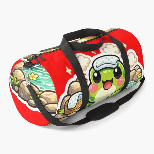 Item preview, Spa Frog Relaxing in Hot Spring – Cozy Cartoon Frog Aesthetic designed and sold by ArtsyExplorer.