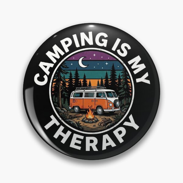 Item preview, Camping Is My Favourite Therapy designed and sold by dudelinart.