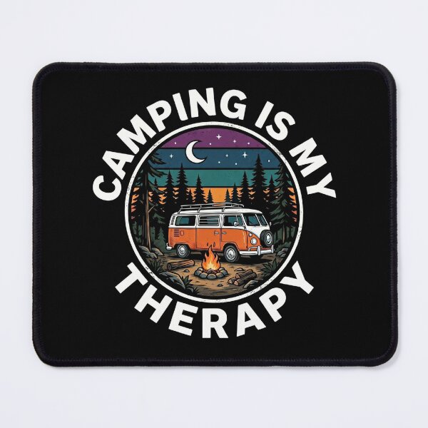 Item preview, Camping Is My Favourite Therapy designed and sold by dudelinart.